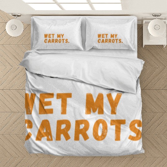 Funny Garden Humor Carrot Plant Garden Bedding Sets