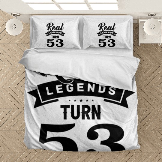 Real Legends Turn 53, 53th Birthday Bedding Sets