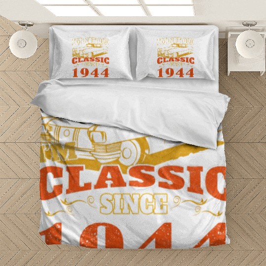 Oldtimer 1944 80th birthday present men Bedding Sets