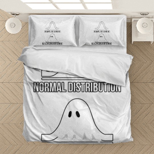 Halloween Normal Distribution Paranormal Math Bedding Sets