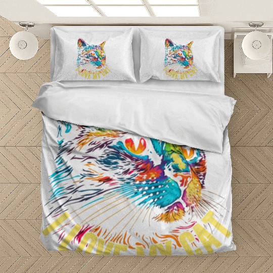 I Love My Cat Bedding Sets