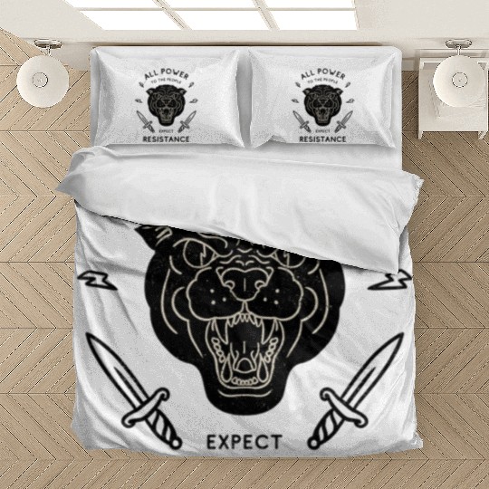Black Panther All Power to the People Expect Bedding Sets