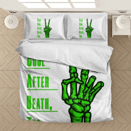 Cool Hand Skeleton Art. Bedding Sets