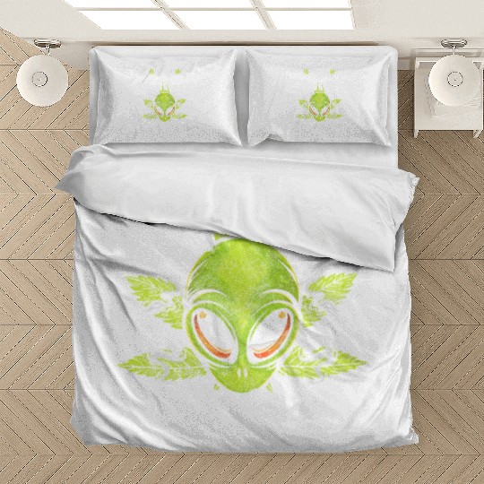 Alien Area 51 Saucer Planet Bedding Sets