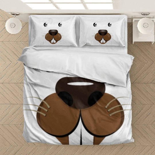 Groundhog Face Rodent Groundhog Day Bedding Sets