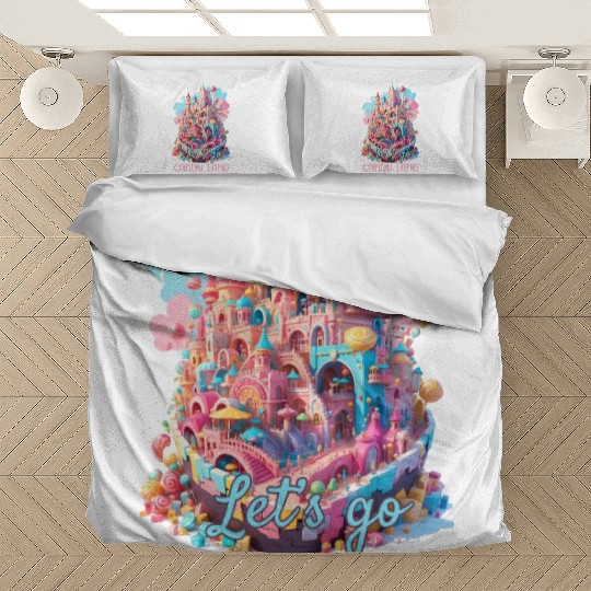 Let's Go Candy Land Graphic Bedding Sets