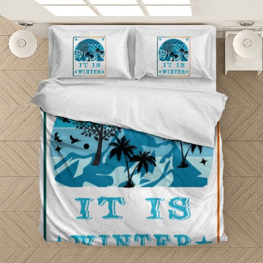 vecteezy winter is magic Bedding Sets design