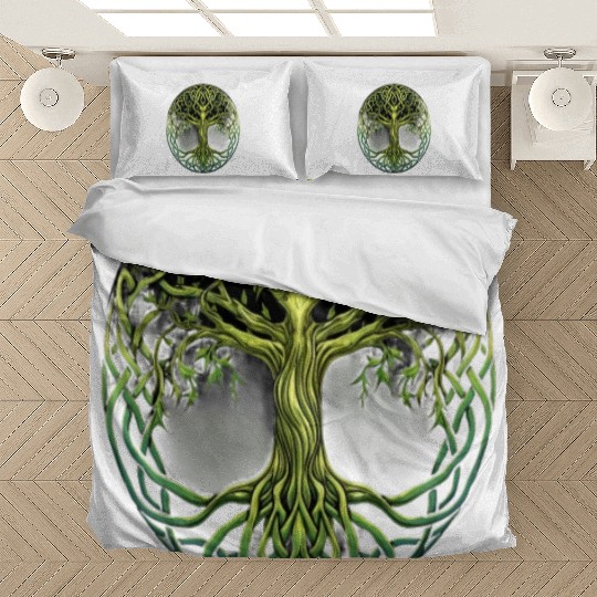 St Patricks Day Celtic Knot Tree Irish Gaelic Bedding Sets