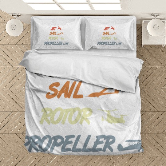 Vintage Aircraft Models Bedding Sets
