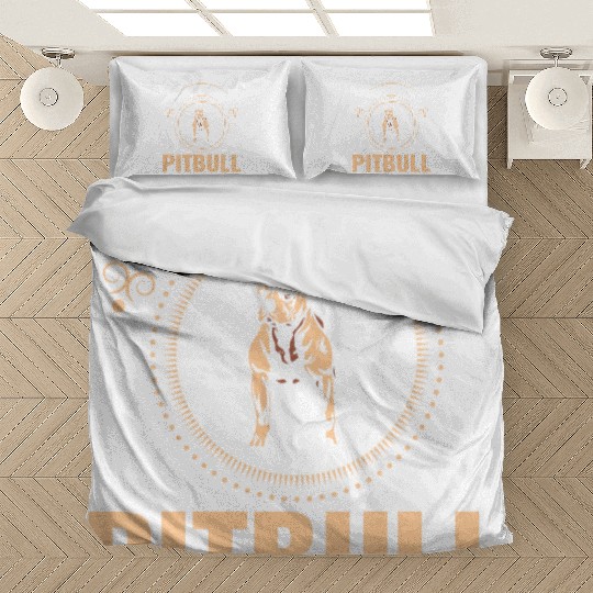 My Heart Belongs To Pitbull Dog Bedding Sets