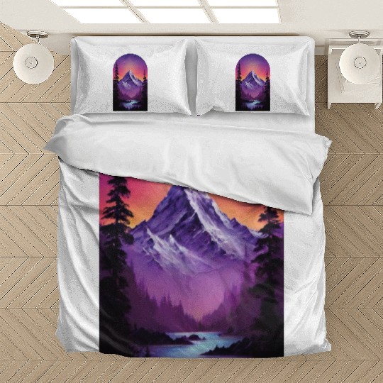 Violet Dawn The Mountains Majesty Bedding Sets