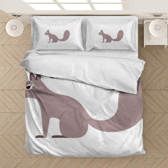 Squirrel Vector 3 Colors Bedding Sets