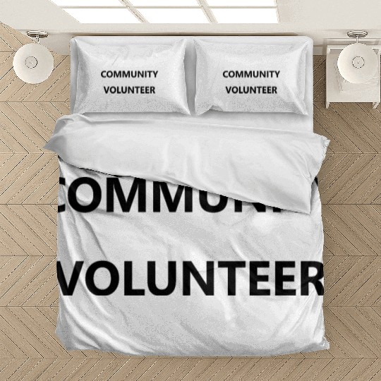 Community Volunteer Event Staff Group Organization Bedding Sets