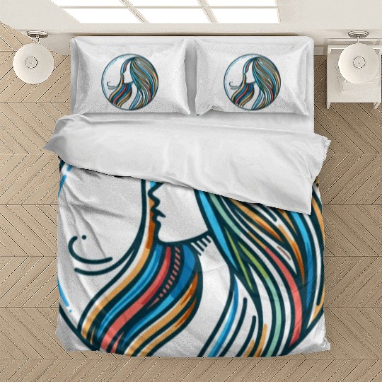 Woman, Spectrum of Serenity Bedding Sets