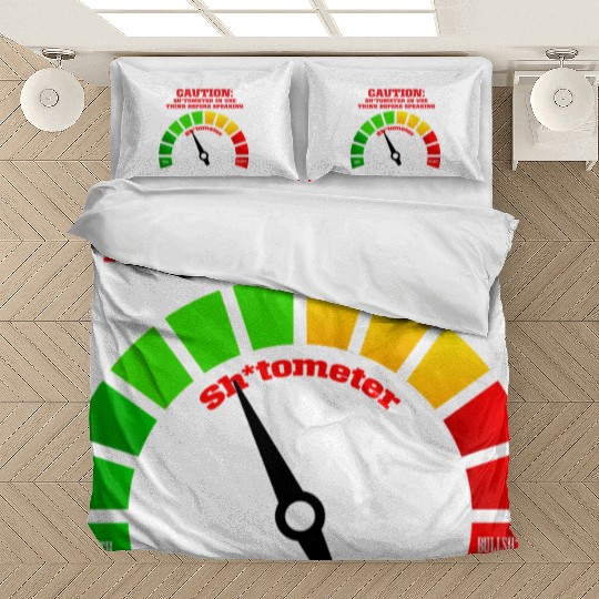 SHIT*METER in use! Bedding Sets