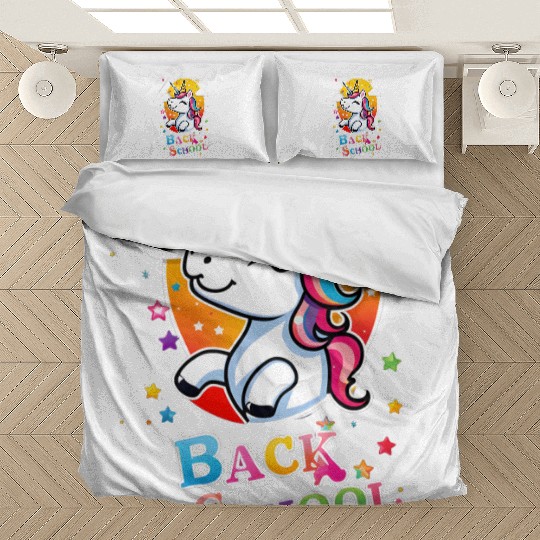 Unicorn Back To School Bedding Sets