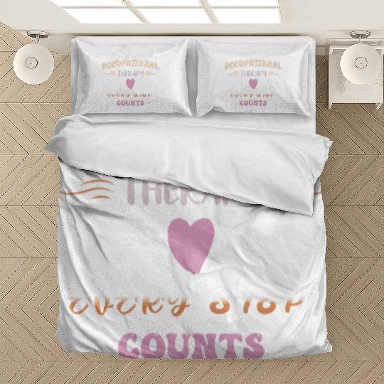 Occupational Therapy OTEvery Step Counts Vintage Bedding Sets