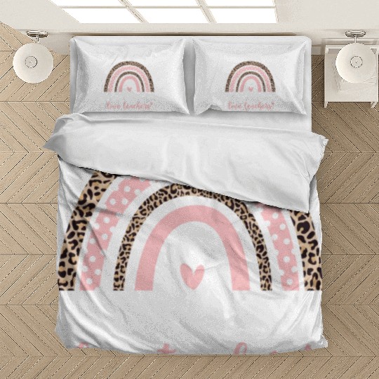 Dear Parents Tag You're It Love Teachers Leopard Bedding Sets