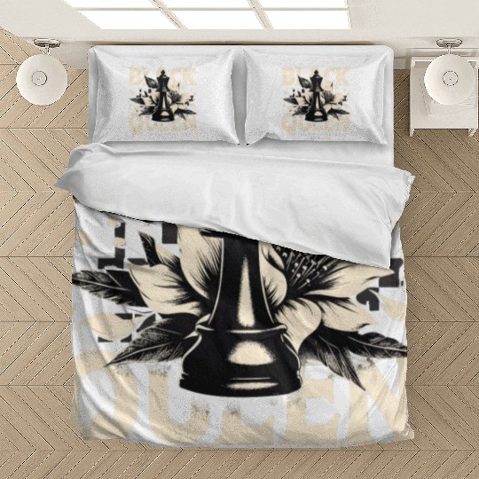 Black Queen The Most Powerful Chess African USA Bedding Sets