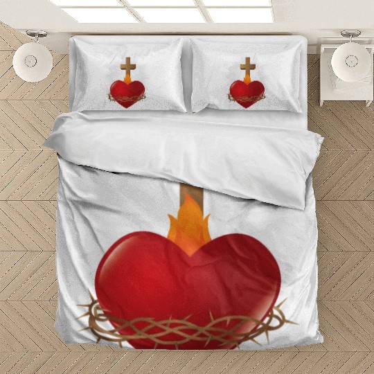 sacred heart of jesus Bedding Sets