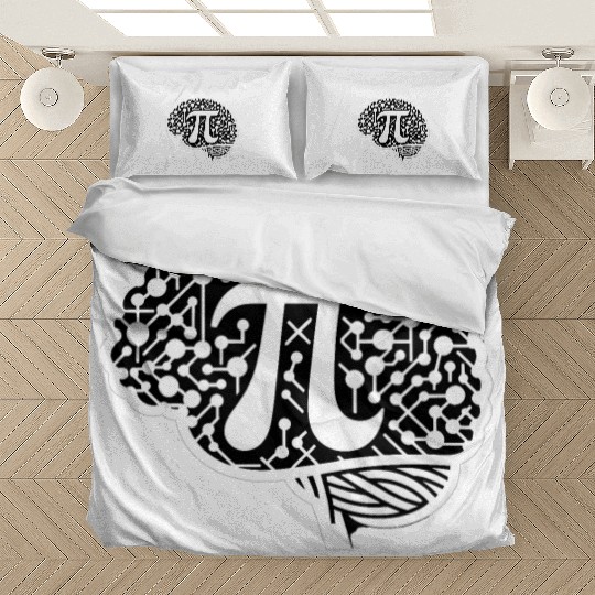 Funny Pi Day 2024 3,14 Pi Number Symbol Math Bedding Sets