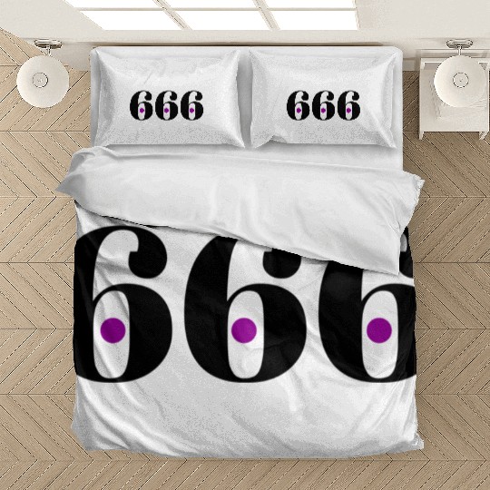 666 Angel number Bedding Sets