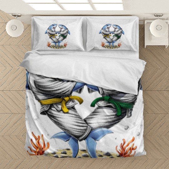 Shark Jiu-Jitsu Wrestlers Bedding Sets