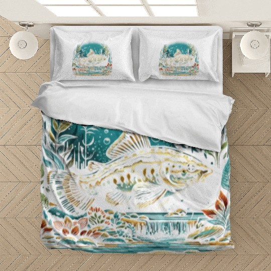 Corydoras Catfish Fish Lover Freshwater Aquarium Bedding Sets