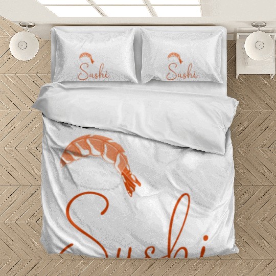 Japanese Fish Maki Cuisine Bedding Sets