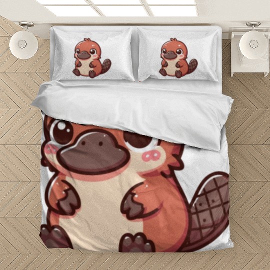 Playful Platypus Cartoon Bedding Sets