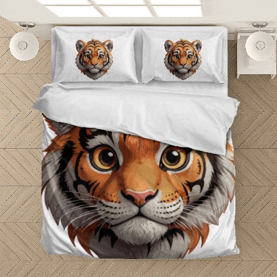 Whimsical Wild Cub - Playful Tiger Bedding Sets