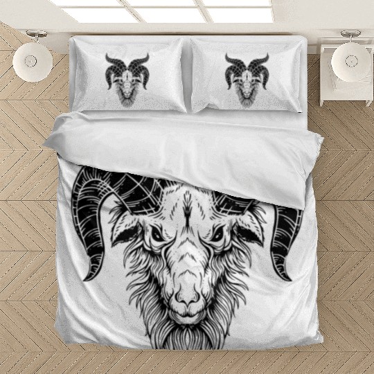 Devil Baphomet Goat Head Bedding Sets