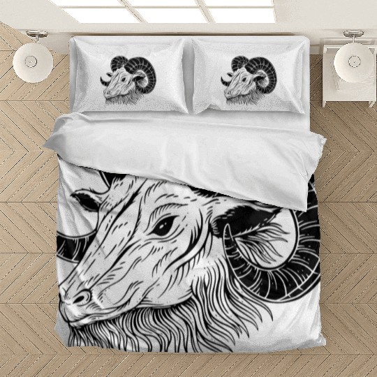 Baphomet Goat Horn Art Bedding Sets