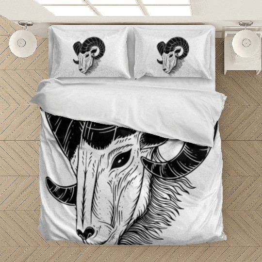 Dark Baphomet Goat Art Bedding Sets