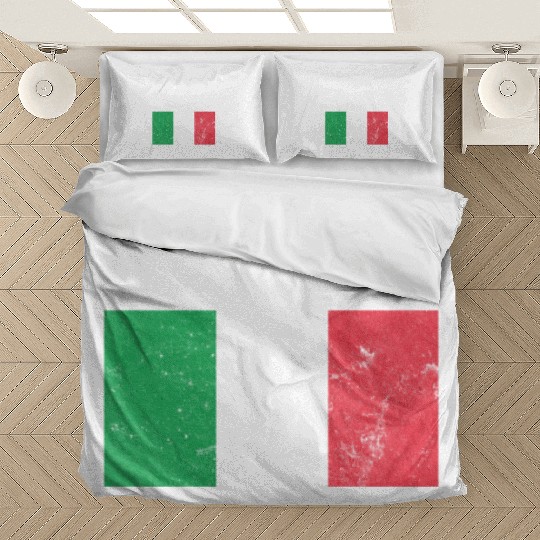 Pompeii Flag Italy Geology Bedding Sets