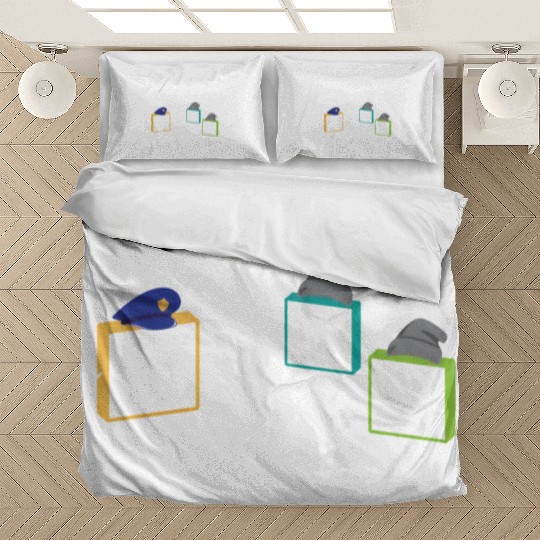 Stop You Two I'M Arresting You Salt Copper Science Bedding Sets