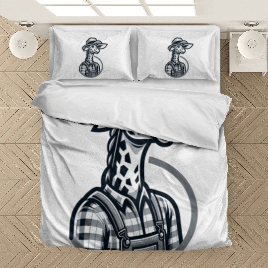 Cute Giraffe Farmer Bedding Sets