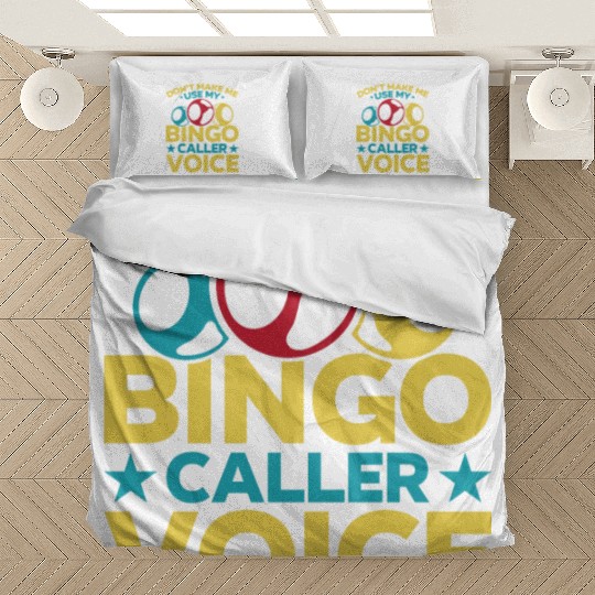 Bingo Caller Voice Funny Bingo Night Bedding Sets