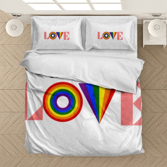 Love is love pride Bedding Sets