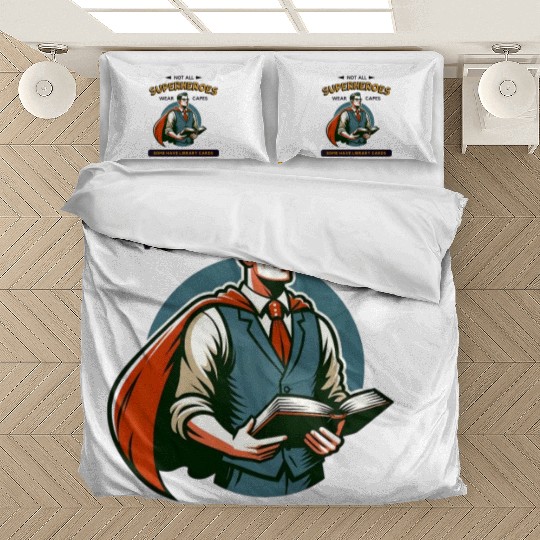Superhero Librarian - Library Card Bedding Sets