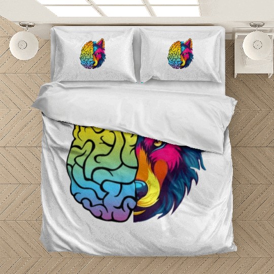 Men Alpha Male Wolf Bedding Sets