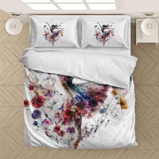 transparent ballet girl world ballet day Bedding Sets