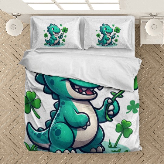 St. Patrick's Day Dino Bedding Sets