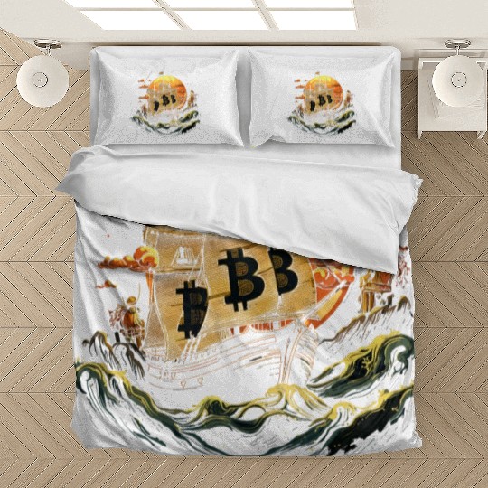 Bitcoin Ship Bedding Sets