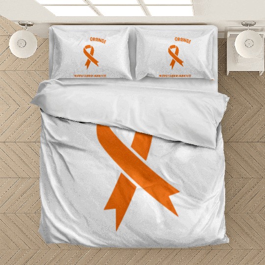 I Wear Orange For My Gigi Multiple Sclerosis Aware Bedding Sets