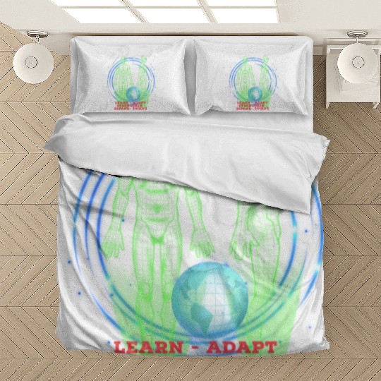 5 Steps to Growth (Evolution) Red Bedding Sets