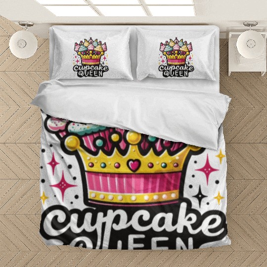 Cupcake Queen Delicious Bakery Muffin Bedding Sets