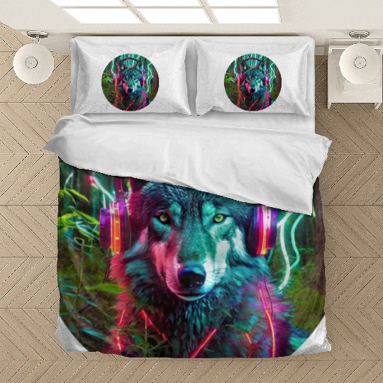 Electric Wilderness Glow 1 Bedding Sets