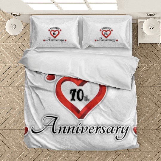 anniversary 70th Bedding Sets