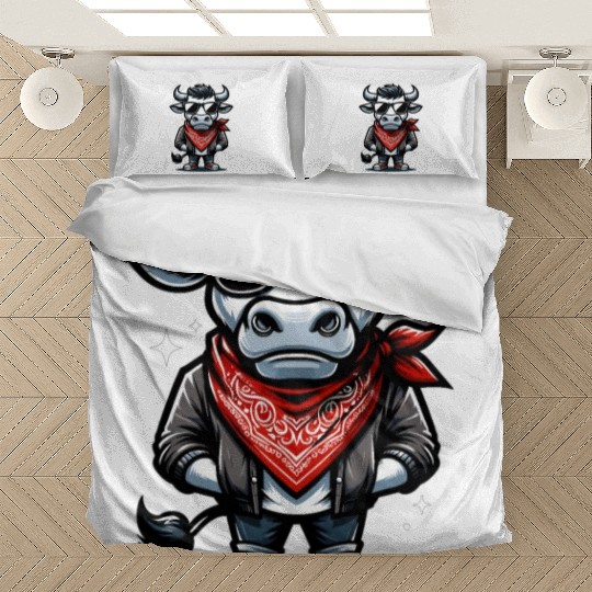 Rodeo Bull Riding Livestock Show Farmer Cattle Bedding Sets